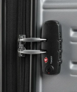 Flashline 4-Rollen Trolley silber 78 cm