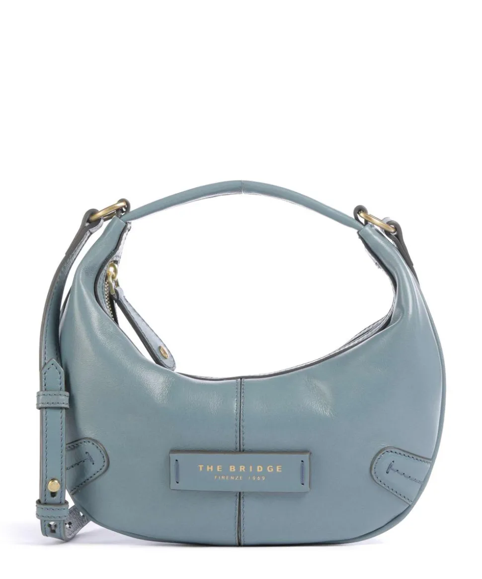 Flavia Umhängetasche fein genarbtes Rindsleder hellblau