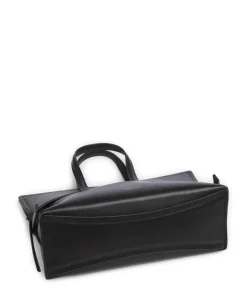 Fleet Street Handtasche fein genarbtes Rindsleder schwarz