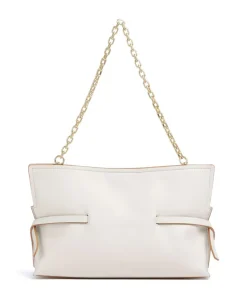 Fleet Street Schultertasche fein genarbtes Rindsleder elfenbein