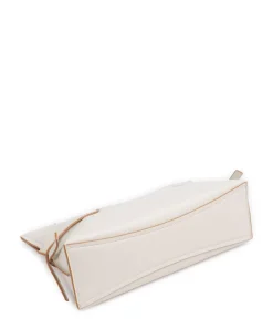 Fleet Street Schultertasche fein genarbtes Rindsleder elfenbein