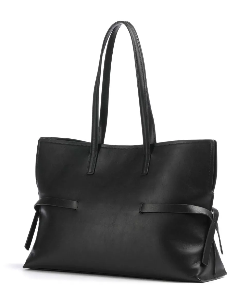 Fleet Street Shopper fein genarbtes Rindsleder schwarz