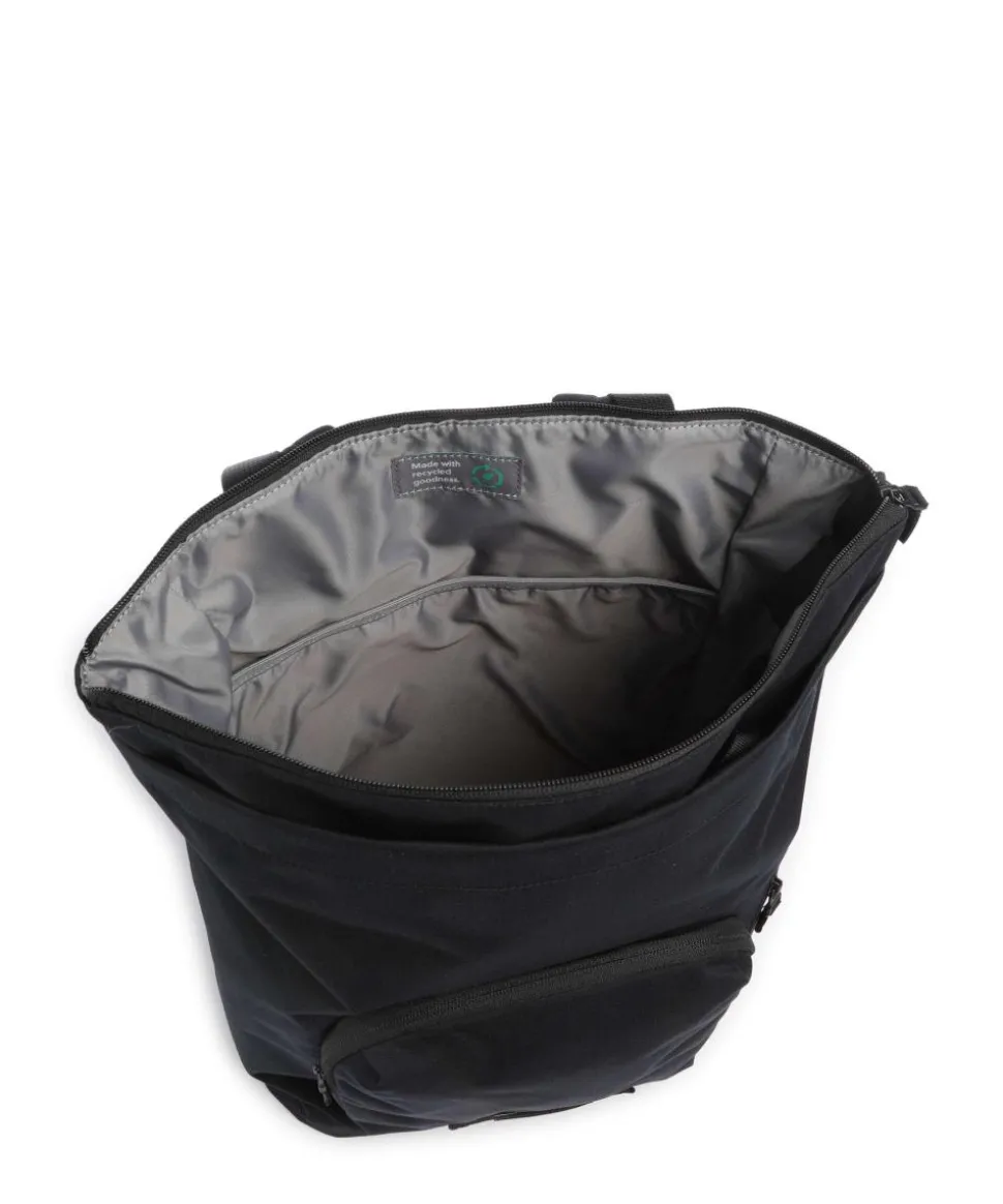 Flight Rucksack-Tasche 14″ recyceltes Polyester schwarz