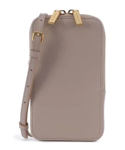 Flor Handytasche genarbtes Leder nude