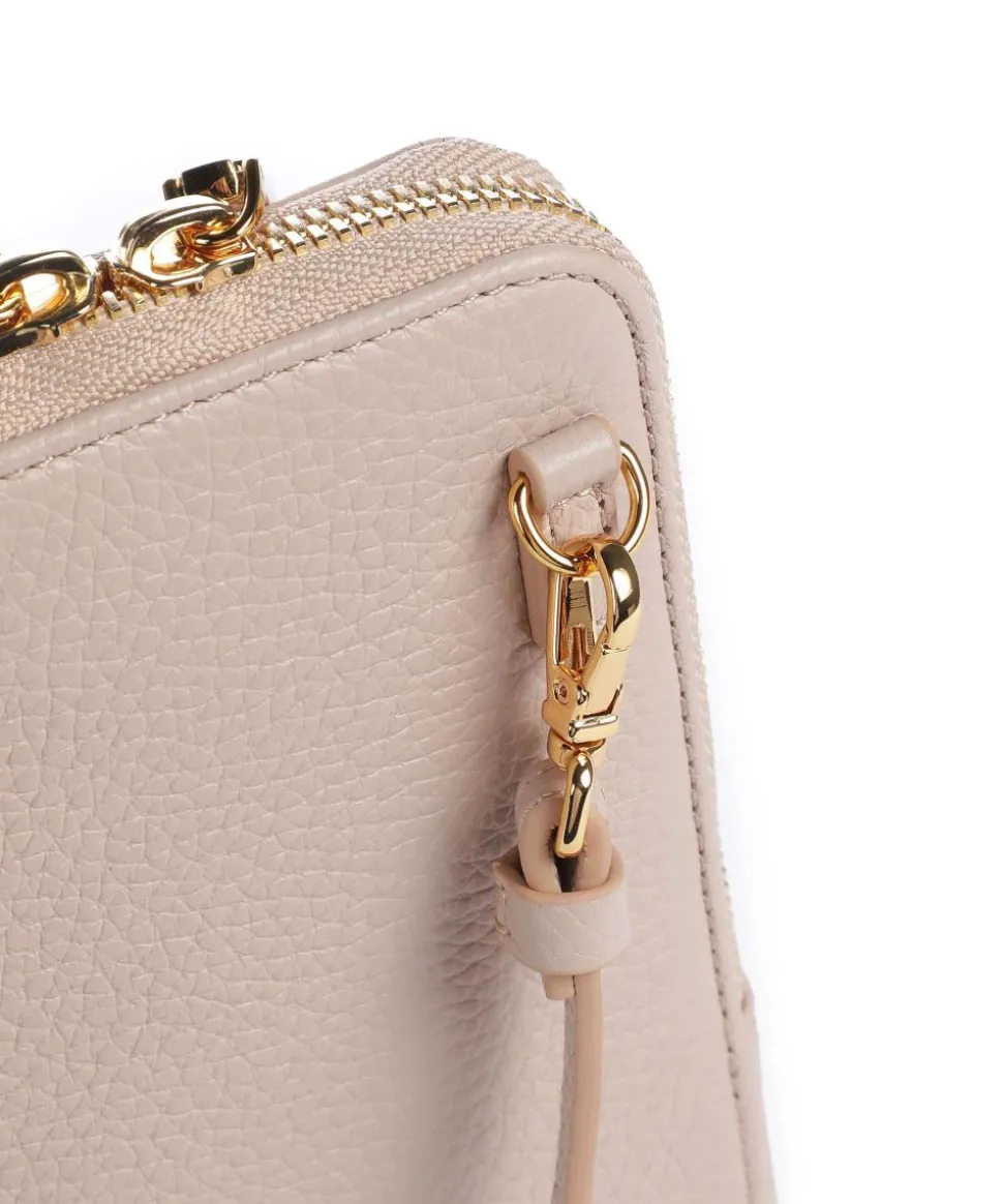 Flor Handytasche genarbtes Leder nude