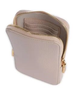 Flor Handytasche genarbtes Leder nude