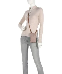 Flora Pippa Handytasche Lederimitat hellbraun