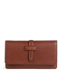 Florentin RFID Geldbörse genarbtes Leder braun