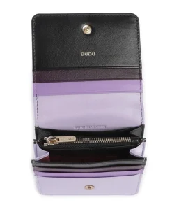 Flores RFID Geldbörse fein genarbtes Kalbsleder schwarz