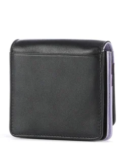 Flores RFID Geldbörse fein genarbtes Kalbsleder schwarz