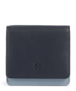 Flores RFID Geldbörse fein genarbtes Kalbsleder navy