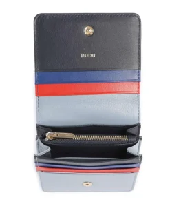 Flores RFID Geldbörse fein genarbtes Kalbsleder navy