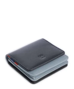 Flores RFID Geldbörse fein genarbtes Kalbsleder navy