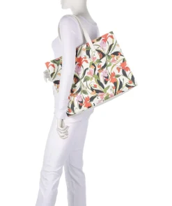 Florish Shopper Lederimitat creme