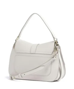 Flow M Handtasche fein genarbtes Leder elfenbein