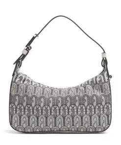 Flow S Schultertasche Textil beige