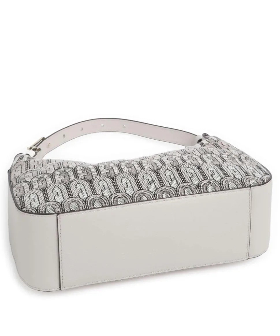 Flow S Schultertasche Textil beige