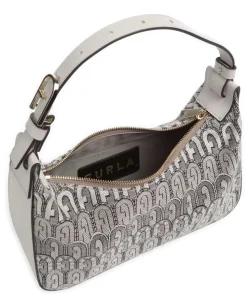 Flow S Schultertasche Textil beige