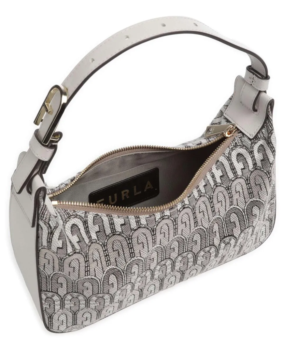 Flow S Schultertasche Textil beige