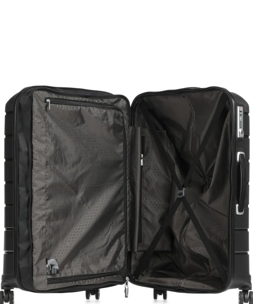 Flux Exp 4-Rollen Trolley schwarz 75 cm