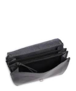 Fold Umhängetasche fein genarbtes Rindsleder dunkelblau