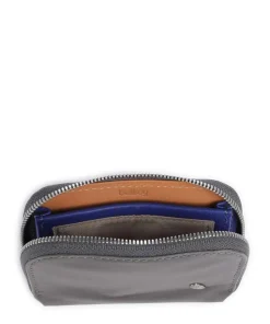 Folio Mini RFID Geldbörse Leder dunkelgrau