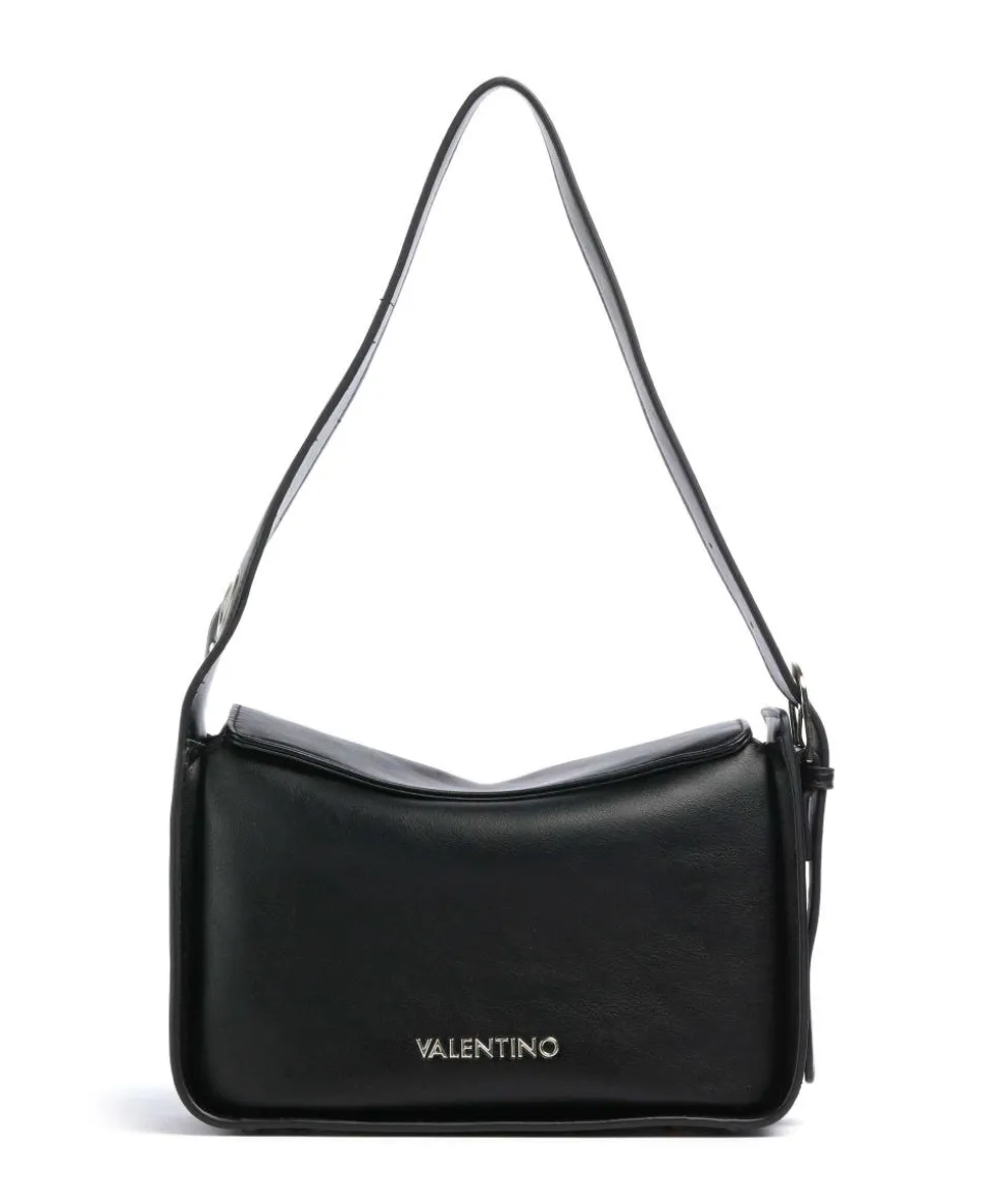 Fosca Re Schultertasche Lederimitat schwarz