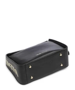 Fosca Re Schultertasche Lederimitat schwarz