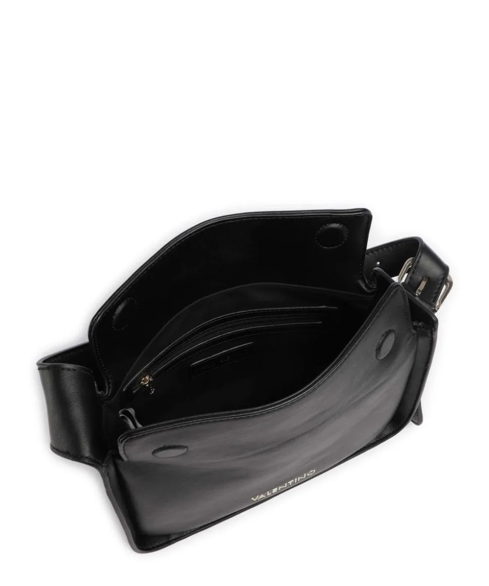 Fosca Re Schultertasche Lederimitat schwarz