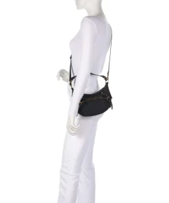 Foulard Cage Schultertasche Nylon schwarz