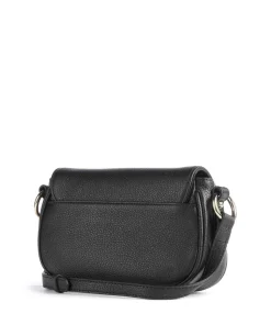 Foulonné Milano Umhängetasche genarbtes Rindsleder schwarz