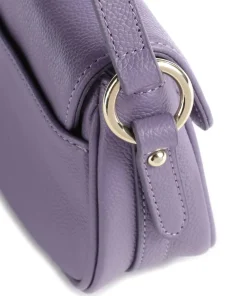 Foulonné Milano Umhängetasche genarbtes Rindsleder violett