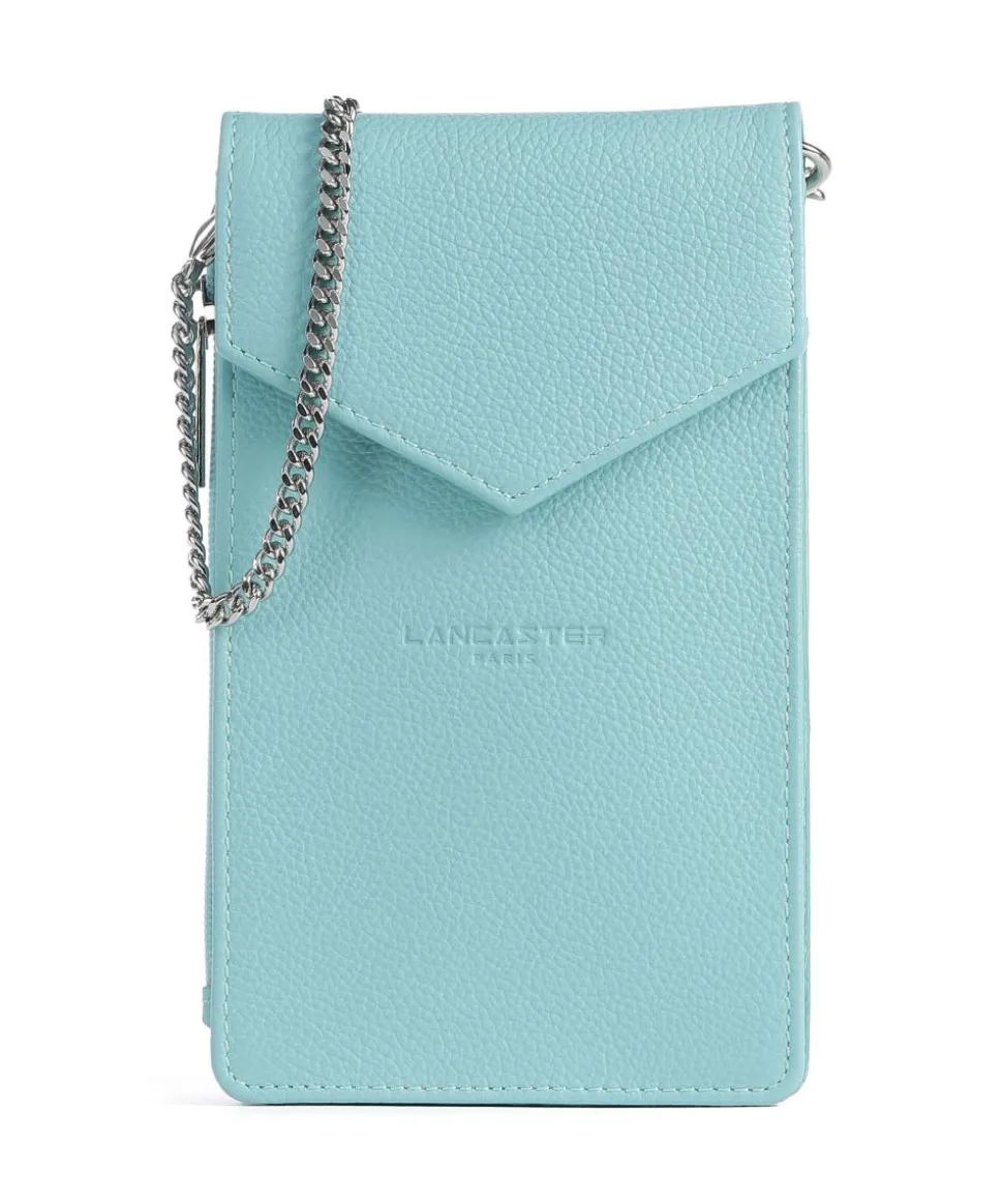 Foulonne PM Handytasche genarbtes Rindsleder hellblau