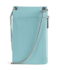 Foulonne PM Handytasche genarbtes Rindsleder hellblau