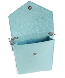 Foulonne PM Handytasche genarbtes Rindsleder hellblau