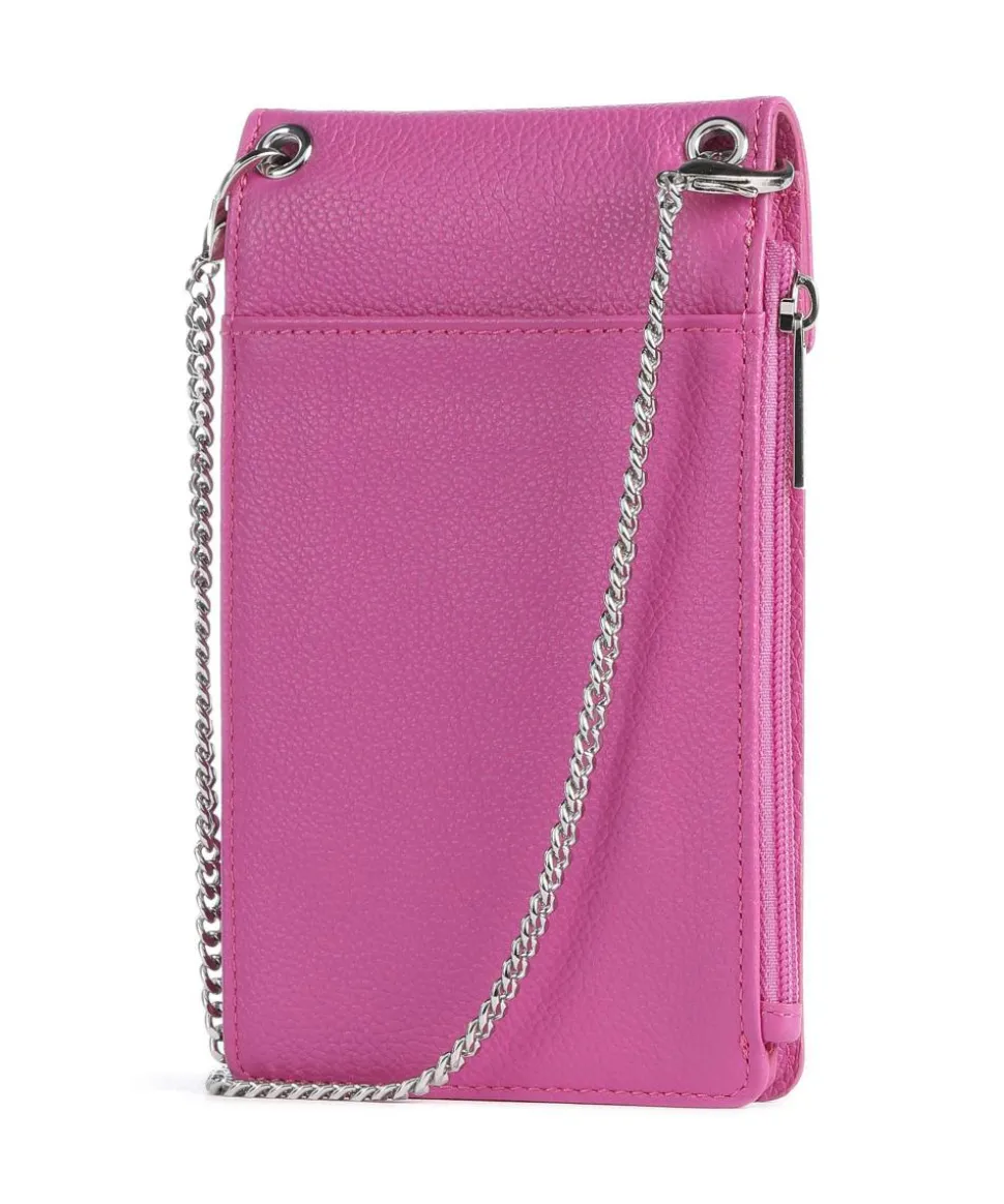 Foulonne PM Handytasche genarbtes Rindsleder violett