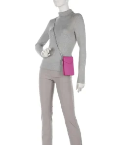 Foulonne PM Handytasche genarbtes Rindsleder violett