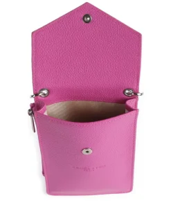 Foulonne PM Handytasche genarbtes Rindsleder violett