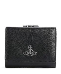 Frame Grain Small Geldbörse Lederimitat schwarz