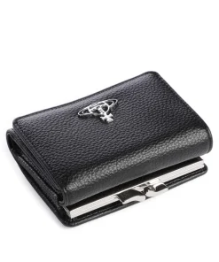 Frame Grain Small Geldbörse Lederimitat schwarz