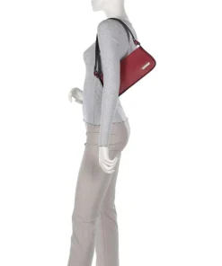 Franzis Calf Optic S Schultertasche Leder rot