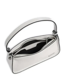 Franzis Calf Optic XS Schultertasche fein genarbtes Leder weiß