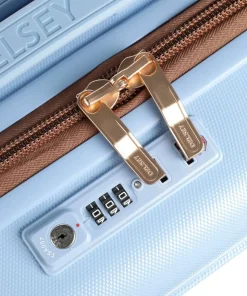 Freestyle 4-Rollen Trolley hellblau 55 cm