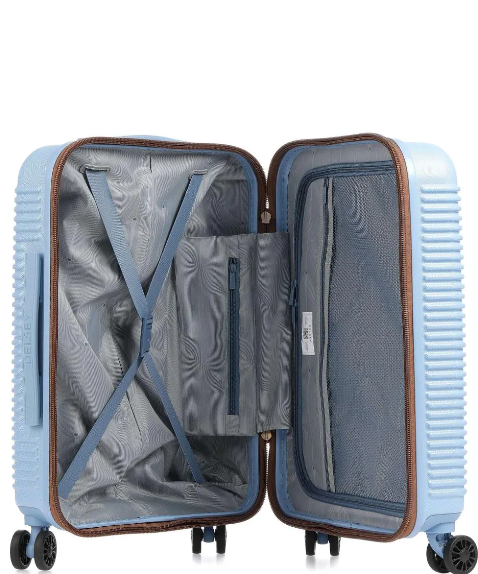 Freestyle 4-Rollen Trolley hellblau 55 cm