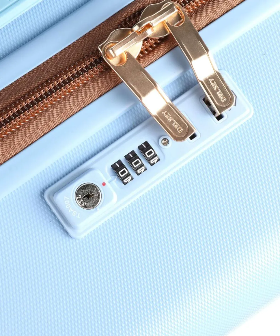 Freestyle 4-Rollen Trolley hellblau 66 cm