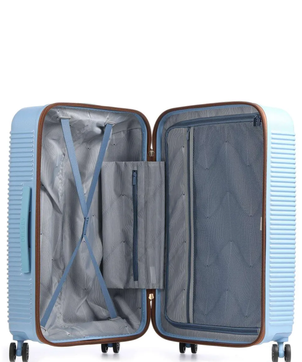 Freestyle 4-Rollen Trolley hellblau 66 cm