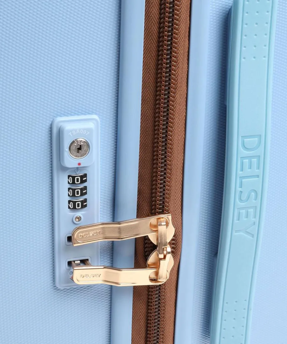 Freestyle 4-Rollen Trolley hellblau 76 cm