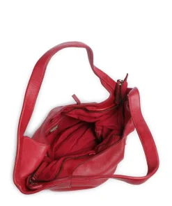 Freundgasse 2 Shopper genarbtes Leder pink