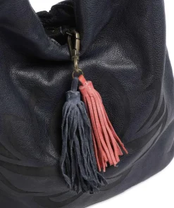 Freundgasse 1 Shopper genarbtes Leder navy