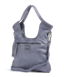Freundgasse 2 Shopper genarbtes Leder lavendel